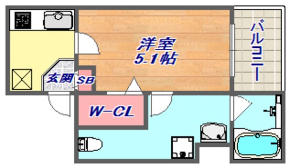 LA BUONA STELLA御影の物件間取画像